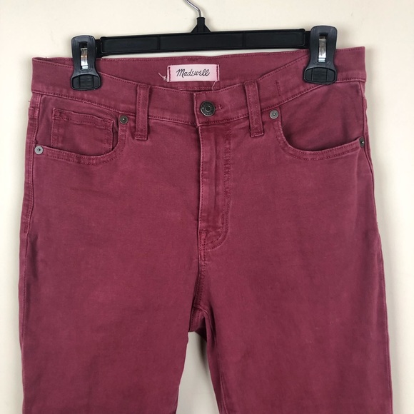 Madewell Garment-Dyed 9” Highrise Skinny Jeans - Picture 3 of 8